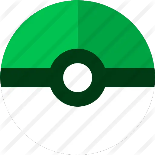 Pokeball Pokemon Ball Green Png Pokeball Logo