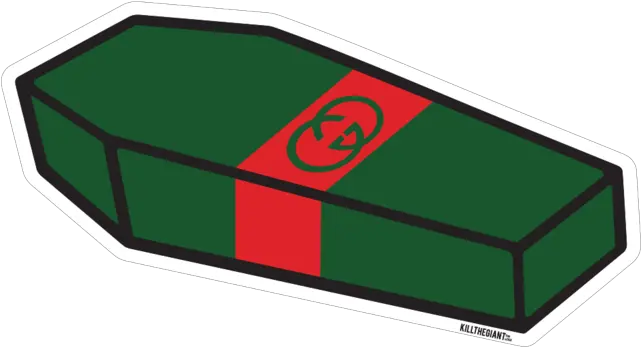 Guccigang Coffin Sticker U2014 Killthegiant Horizontal Png Coffin Png