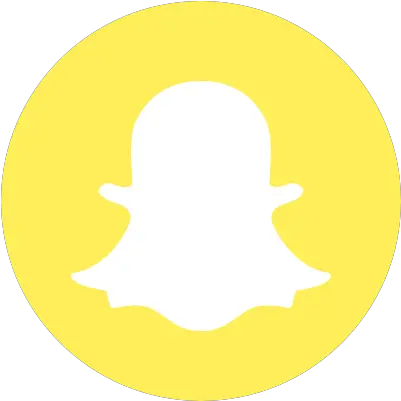 Snapchat Circled Logo Icon Transparent Circle Snapchat Png Circle Icon png
