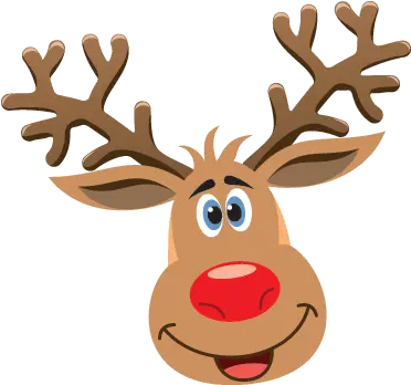 Reindeer Face Drawing But Do You Recall The Most Famous Reindeer Of All Png Reindeer Clipart Png