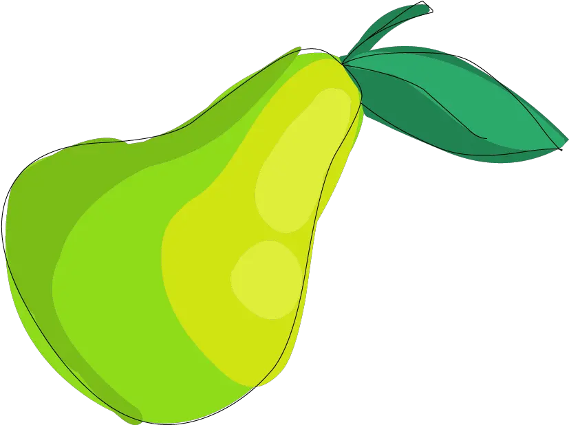 Pear Drawing Clip Art Pear Png Cartoon Pear Png