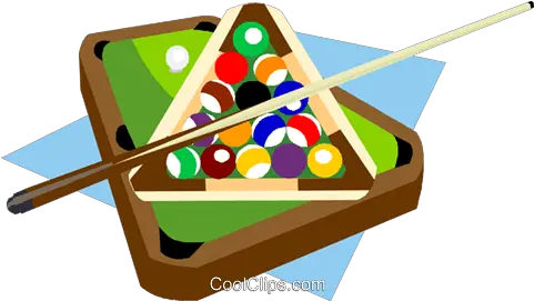 Billiard Table With Balls And Cue Royalty Free Vector Clip Billiard Clipart Png Pool Table Png