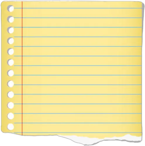 Mysteries Misfits Horizontal Png Torn Notebook Paper Png
