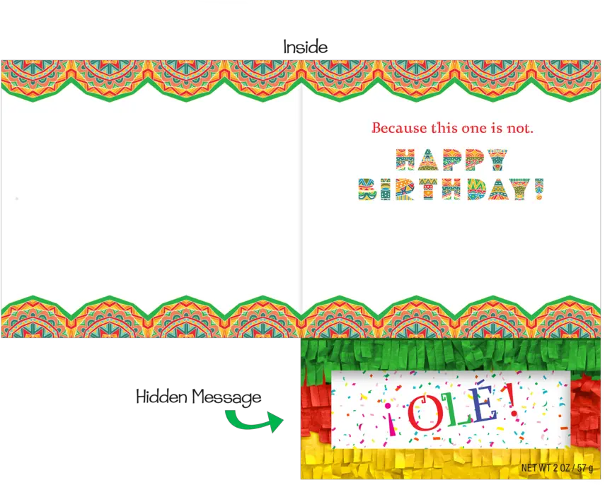 Candy Filled Birthday Card Dot Png Pinata Icon