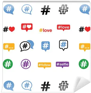 Wallpaper Hashtag Social Media Icons Set Pixershk Dot Png Social Media Icon Set Png