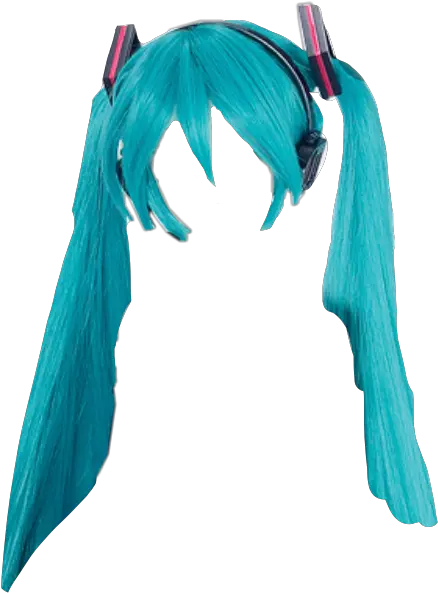 Hatsunemiku Miku Hatsune Anime Sticker Hatsune Miku Hair Transparent Png Anime Hair Png