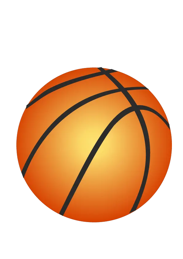 Basketball Black And White Png