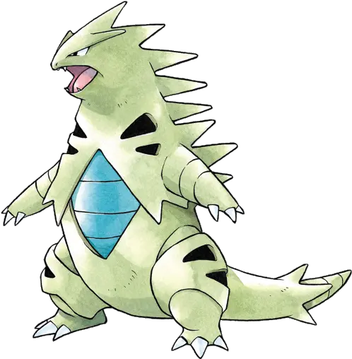 Pokemon Gen 2 Tyranitar Transparent Draw Pokemon Tyranitar Png Tyranitar Png