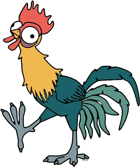 Disney Clip Art Galore Chicken From Moana Drawing Png Hei Hei Png