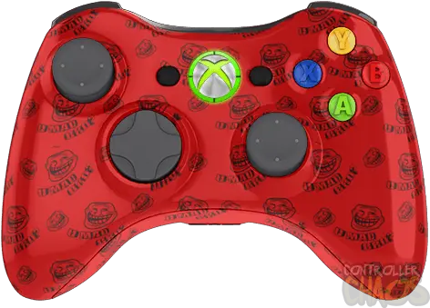 Red Trollface Halloween Xbox Controller Png Troll Face Facebook Icon