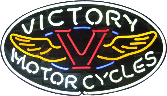 Victory Motorcycles Neon Sign Victory Motorcycle Png Victory Motorcycle Logo