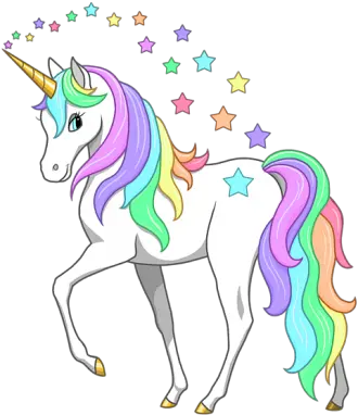 Unicorn Png Hd Free Download With Stars Coming Out Of Its Unicorn Png Unicorn Icon For Facebook