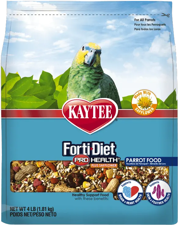 Forti Diet Pro Health With Safflower Parrot Food Pet Bird Kaytee Forti Diet Pro Health With Safflower Parrot Bird Food Png Parrot Transparent Background