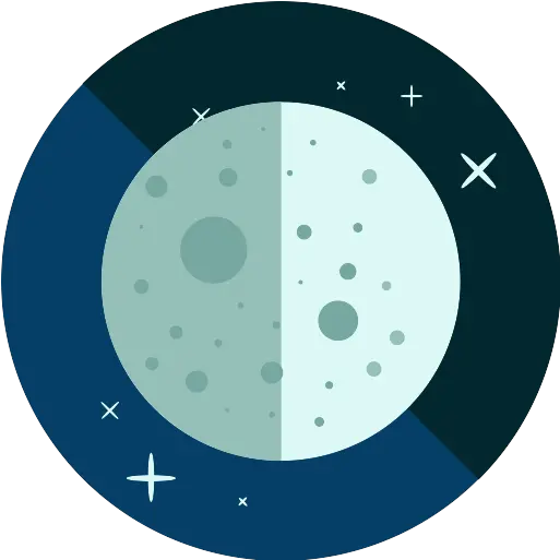 First Quarter Png Icon Lunar Phase Quarter Png