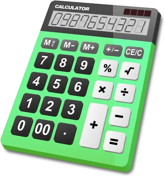Calculator Light Green Vector Icon Svgvectorpublic Calculator Blue Icon Png Free Calculator Icon
