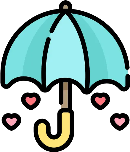 Umbrella Free Vector Icons Designed By Freepik Cartoon Girly Png Umbrella Icon