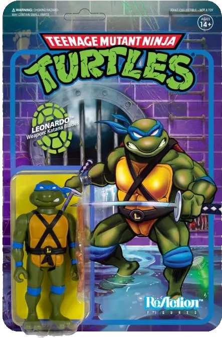 Tmnt Reaction Leonardo Figure Bulletproof Villain Ninja Turtles Reaction Figures Png Tmnt Png