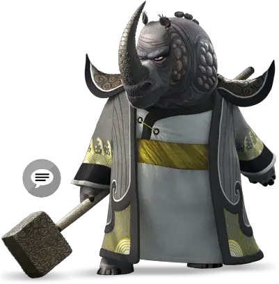 Thundering Rhino Characters Kung Fu Panda Insectos Kung Fu Panda Rhino Png Rhino Icon