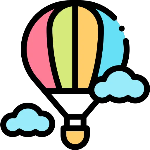 Hot Air Balloon Free Travel Icons Air Sports Png Ballon Icon