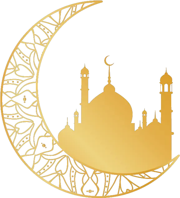 Download Religion Islam Golden Moon Transparent Ramadan Moon Png Islam Transparent