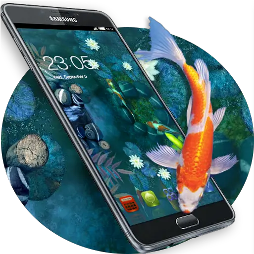 Koi Pond Lucky Fish Theme Japanese Style Apk Download From Png Icon