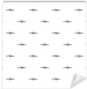 Sound Wave Pattern Simple Illustration Of Vector For Web Wall Mural U2022 Pixers We Live To Change Stencil Png Sound Wave Vector Png