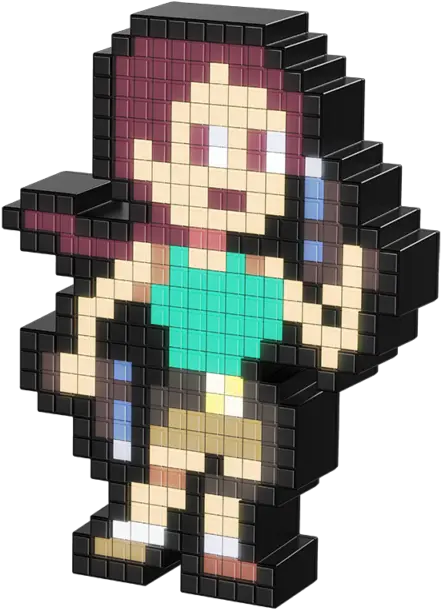 Pdp Pixel Pals Tomb Raider Classic Lara Croft Light Up Display 041 Lara Croft Pixel Pals Png Lara Croft Transparent