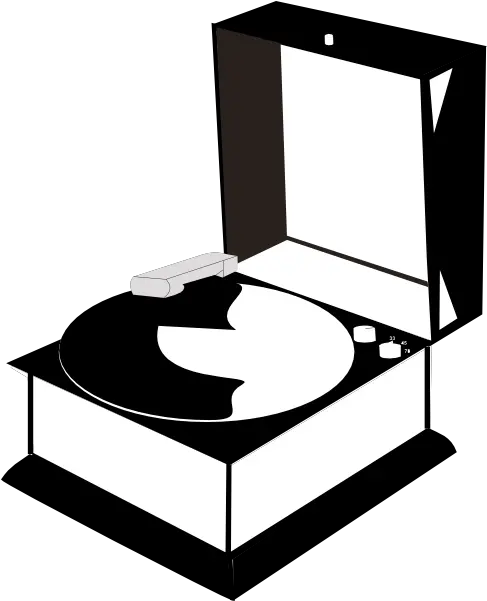 Record Player Clip Art Vector Clip Art Online Silhouette Of Record Player Png Record Player Png
