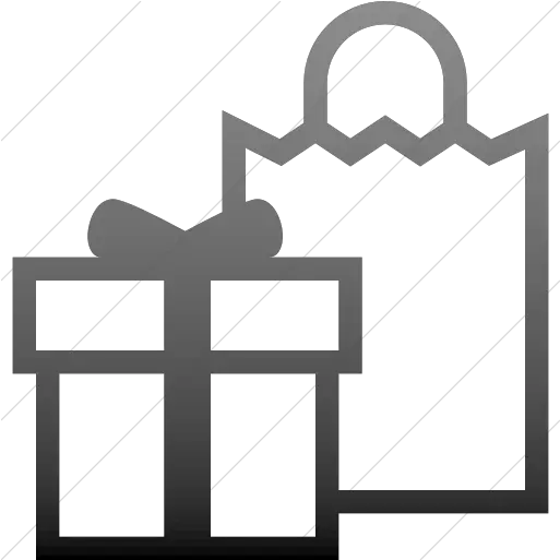 Simple Black Gradient Iconathon Gift Png Shop Icon