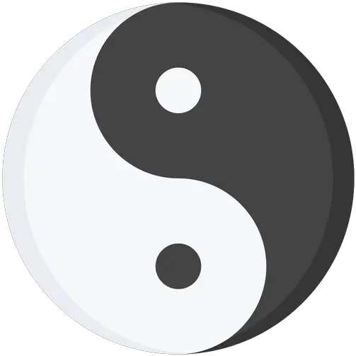 Yin Yang Icon Of Flat Style Dragon Yin Yang Png Yin Yang Symbol Png