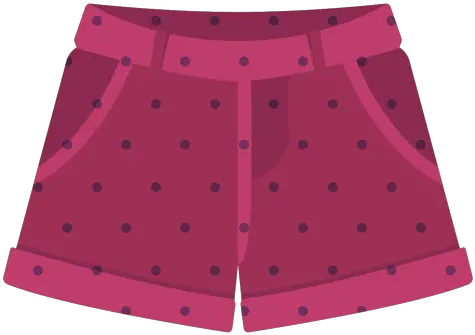 Red Shorts Dots Short Png Shorts Png