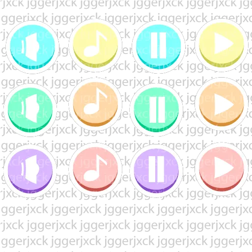 Pastel Icon Button Pack Circle Png Comment Button Png