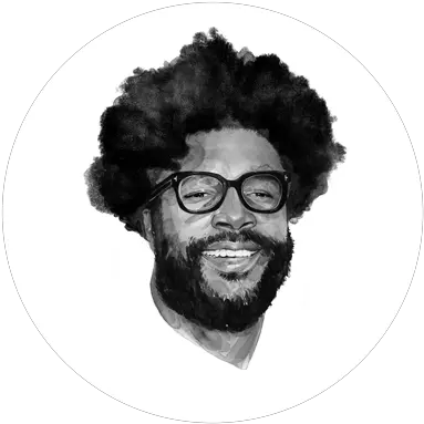 Download Hd Questlove Afro Transparent Png Image Nicepngcom Questlove Png Afro Png