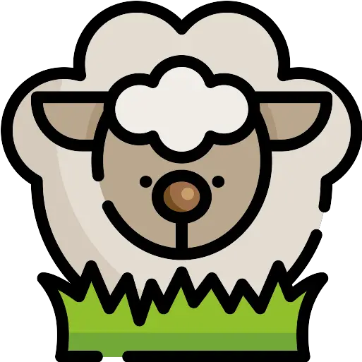 Sheep Front Vector Svg Icon 2 Png Repo Free Png Icons Happy Sheep Icon