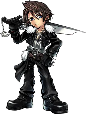 Dissidia Final Fantasy Opera Omnia Viii Final Fantasy Squall Chibi Png Prompto Argentum Icon