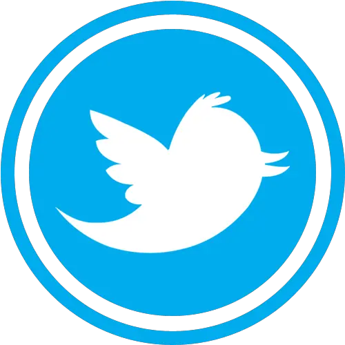 Instant Twiter Followers Circle Twitter Logo Png Twiter Logo Png