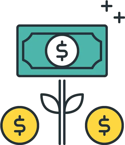 Money Growth Icon Png Color Financial Savings Svg Growth Icon Png