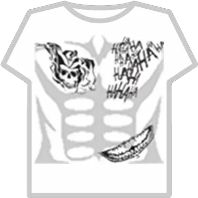 Joker Abs Chest Tattootransparent Background Roblox Camisetas De Musculos De Roblox Png Dress Transparent Background