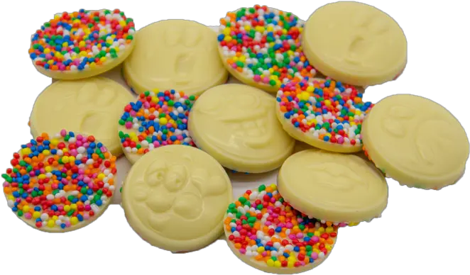 White Chocolate Emoji Freckles 140g U2014 Coco88 Patisserie Buttercream Png Freckles Png