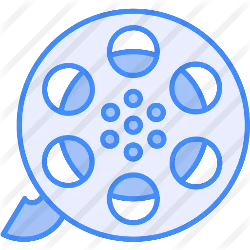 Film Reel Dot Png Movie Reel Flat Icon