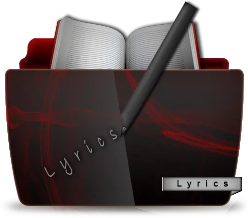 Lyrics Folder Icon Horizontal Png Icon Lyrics
