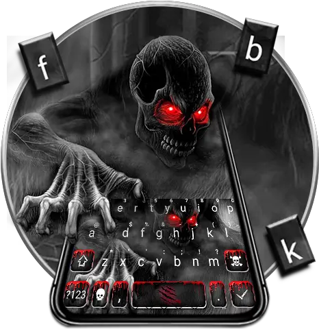 Zombie Monster Skull Keyboard Theme 10 Download Android Apk Ghost 3d Png Icon Skulls