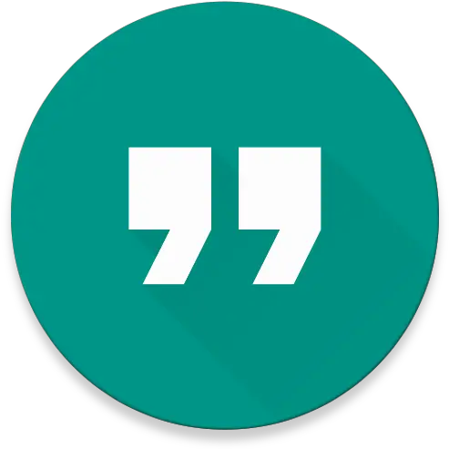 Quote Widget For Android Apps On Google Play Quotation Mark Green Screen Png Quotation Icon