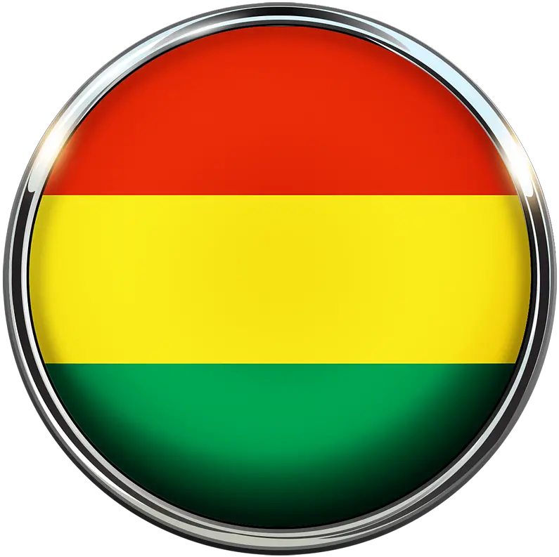 Bolivia Flag Circle South Bandera De Bolivia En Circulo Png Bolivia Flag Png