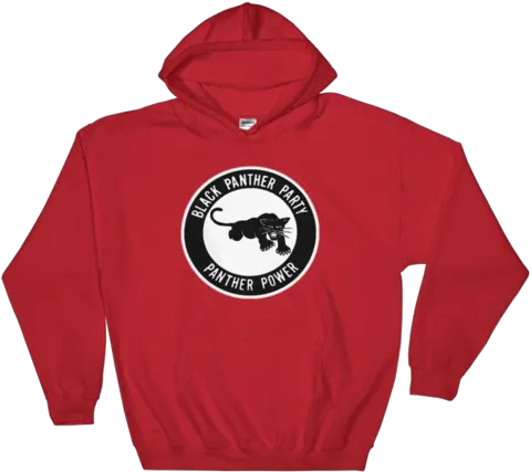 Red And Black Panther Logo Logodix Sweatshirt Available Png Black Power Logo