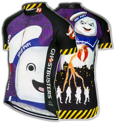 Ghostbusters Stay Puft Marsmallow Man Ghostbusters Cycle Jersey Png Stay Puft Marshmallow Man Png