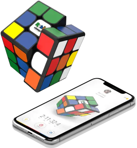 Rubiku0027s Debuts Digital Connected Cube Rubik Connected Png Rubik's Cube Png
