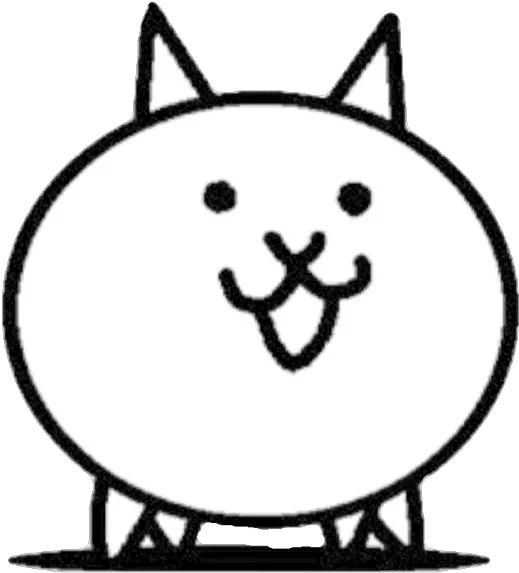 Battle Cats Basic Cat Blank Template Imgflip Battle Cats Cat Png Cat Meme Icon png