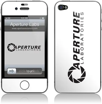 Portal Gelaskin Iphone 4 Aperture Logo Eclubstore Aperture Science Png Aperture Science Logo Transparent