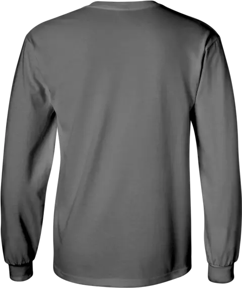 Ultra Cotton Long Sleeve T Shirt G2400 Tshirt Under Armour Long Sleeve Locker Tee Png Blank Shirt Png